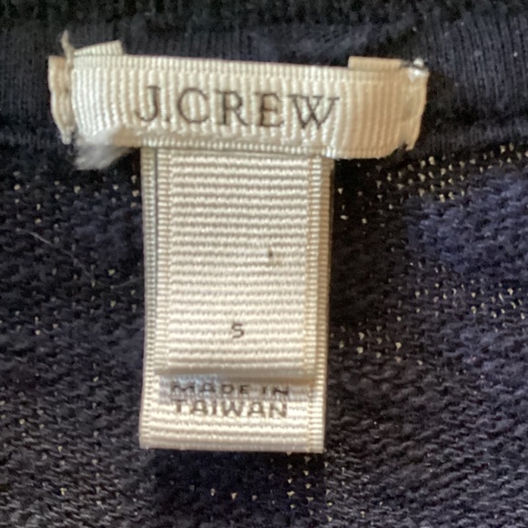 J Crew “Ports of Call” Cotton Crewneck 3/4 Sleeve Top - Picture 3 of 4